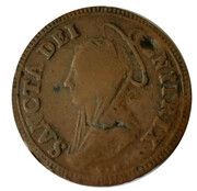 5 Baiocchi - Pius VI, Vatican City, 1797 reverse image