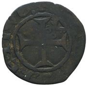 1 Denier Petit - Nicholas V reverse image