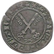Groschen - Clement VII SANCTVS PETRVS, Vatican City, 1378-1394 reverse image