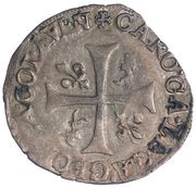 Douzain - Gregory XIII Charles of Bourbon Legate; Georges of Armagnac Co-Legate, Vatican City, 1572-1585 reverse image