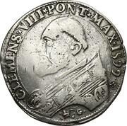 Piastre - Clement VIII Octave of Acquaviva Legate obverse image