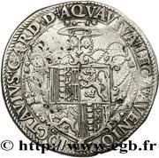 Piastre - Clement VIII Octave of Acquaviva Legate, Vatican City, 1599 reverse image