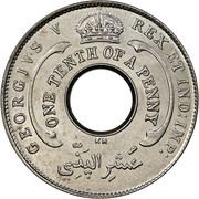 ⅒ Penny - George V obverse image