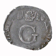 Double Sol Parisis - Gregory XIII Charles of Bourbon Legate; Georges of Armagnac Co-Legate obverse image