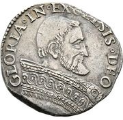 Teston - Pius IV Alexandre Farnèse Legate, Vatican City, 1559-1565 reverse image
