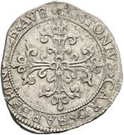 ½ Franc - Urban VIII Anthony Barberini Legate reverse image