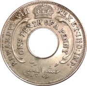 ⅒ Penny - Edward VIII obverse image