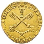 Gold Guilder - Martin V reverse image