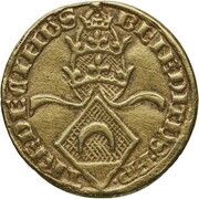 Gold Ecu - Benedict XIII obverse image