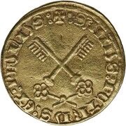 Gold Ecu - Benedict XIII, Vatican City, 1394-1409 reverse image