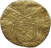 Gold Ecu - Julius III Alessandro Farnese Legate obverse image