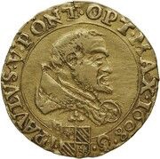 Double Gold Ecu - Paul V Scipio Borghese Legate, Joseph Ferrier Vice-Legate obverse image