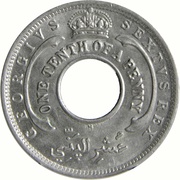 ⅒ Penny - George VI obverse image