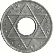 ⅒ Penny - George VI reverse image