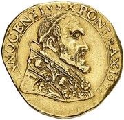 Quadruple Gold Ecu - Innocent X Camillo Pamphili Legate obverse image