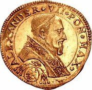 Quadruple Gold Ecu - Alexander VII Flavio Chigi Legate obverse image