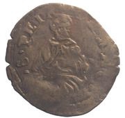 1 Quattrino - Gregory XIII S PETRVS FANO, Vatican City, 1572-1585 reverse image