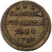 2½ Baiocchi - Pius VI obverse image