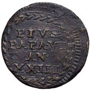 ½ Baiocco - Pius VI obverse image