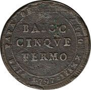 5 Baiocchi - Pius VI obverse image