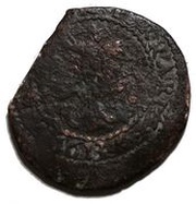 1 Quattrino - Paul V Bust, regnal and Gregorian year, Vatican City, 1612-1617 reverse image