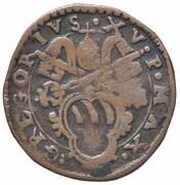 1 Quattrino - Gregory XV With date obverse image