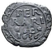 1 Quattrino - Urban VIII, Vatican City, 1636 reverse image