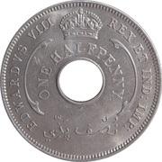 ½ Penny - Edward VIII obverse image