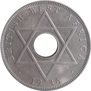 ½ Penny - Edward VIII reverse image