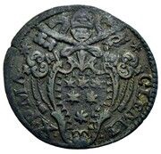 ½ Bolognino - Clement X Saint George obverse image