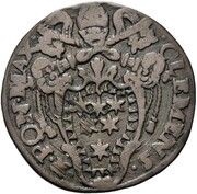 ½ Bolognino - Clement X Wreath obverse image