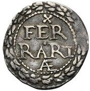 ½ Grosso - Gregory XV Wreath reverse, Vatican City, 1621-1623 reverse image