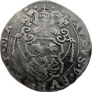 1 Giulio - Paul V, Vatican City, 1619-1621 reverse image