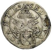 1 Testone - Sede Vacante obverse image