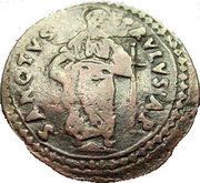 1 Quattrino - Innocent XI St. Paul, Vatican City, 1676 reverse image