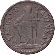 1 Quattrino - Innocent XII S. Paul, Vatican City, 1693-1700 reverse image