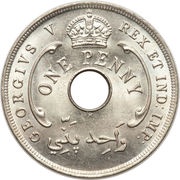 1 Penny - George V obverse image