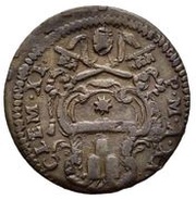 1 Quattrino - Clement XI St. Peter obverse image