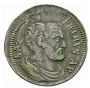 Quattrino - Bendedetto XIII S. Pietro, Vatican City, 1724-1730 reverse image