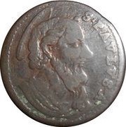 1 Quattrino - Benedict XIV St. Paul, Vatican City, 1740-1758 reverse image