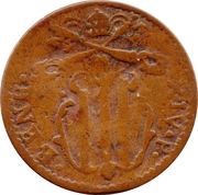1 Quattrino - Benedict XIV St. Ubaldo obverse image