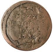 ½ Baiocco - Clement XII, Vatican City, 1738-1739 reverse image