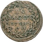 1 Baiocco - Benedict XIV, Vatican City, 1740-1757 reverse image