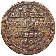 2½ Baiocchi - Pius VI obverse image