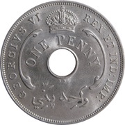 1 Penny - George VI obverse image