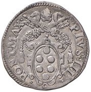 1 Testone - Pius IV obverse image