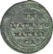 1 Quattrino - Pius VI, Vatican City, 1797 reverse image