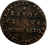 5 Baiocchi - Pius VI obverse image