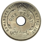 1 Penny - George VI Edward VIII mule obverse image