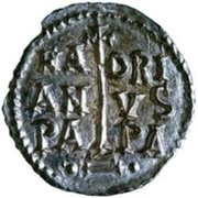 Denier - Adrian I obverse image
